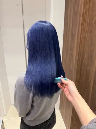 ミディアム カラー ヘアアレンジ 💕ブリーチカラー☁ 髪質改善💖サワのヘアスタイル