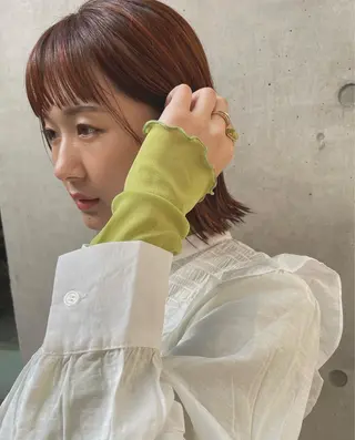 ショート カラー aya kaのヘアスタイル