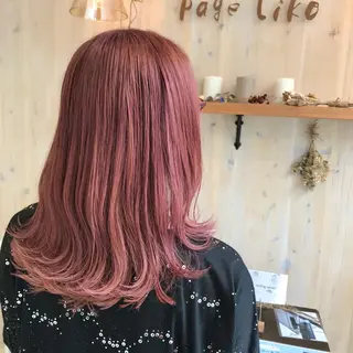 セミロング カラー 透明感カラー/ 寺田千雅子のヘアスタイル