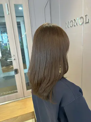 ミディアム ボブ/艶カラー /misako🧺のヘアスタイル