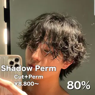ショート パーマ メンズ 【メンズサロン】 BLUCK 横浜のヘアスタイル