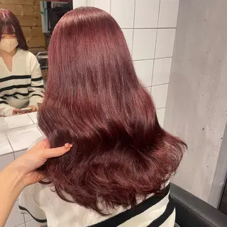 ロング 盛れる暖色🎀ガーリ ーヘア🎀きっかのヘアスタイル