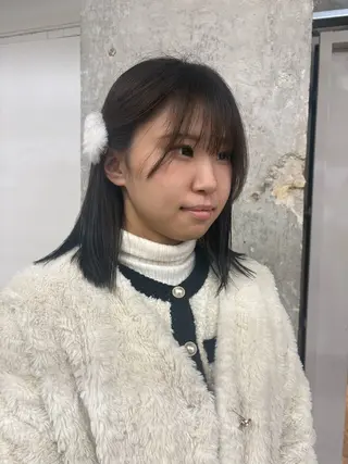 ミディアム 愛加メンズパーマ・ ボブ・ピンクカラーのヘアスタイル