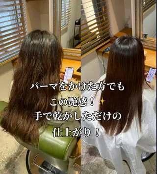 セミロング 👑美髪矯正 SORAのヘアスタイル