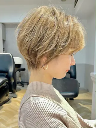 ショート an🦋ショートボブ 【東日本橋】のヘアスタイル