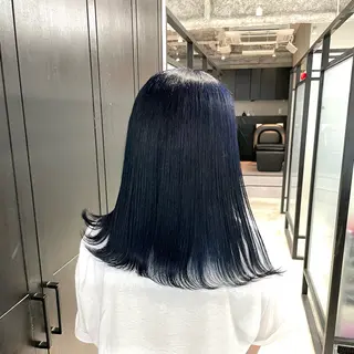 ミディアム 山口滉斗/美髪 縮毛矯正/髪質改善のヘアスタイル