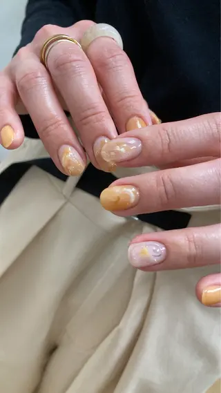 ネイル nailsalon　hue所属・小山 羽奈のネイルデザイン