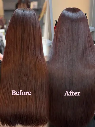 ロング サラ艶/縮毛矯正/ 髪質改善/ハルキ🦋のヘアスタイル