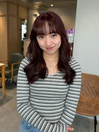 ロング カラー Marin🔖 /学生人気No. 1のヘアスタイル