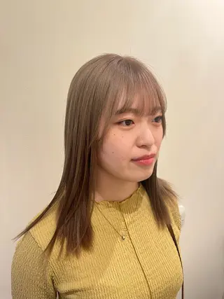 ミディアム カラー -さたけ たつき-のヘアスタイル