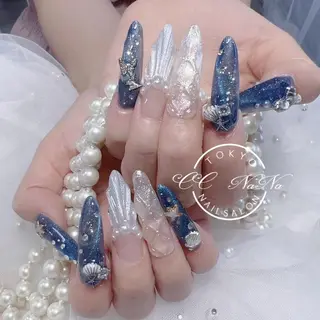 ネイル CCNaNaスカルプ 長さだし専門💎のネイルデザイン
