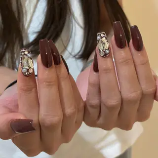 ネイル ️🩵Merci Miyu 南堀江️のネイルデザイン