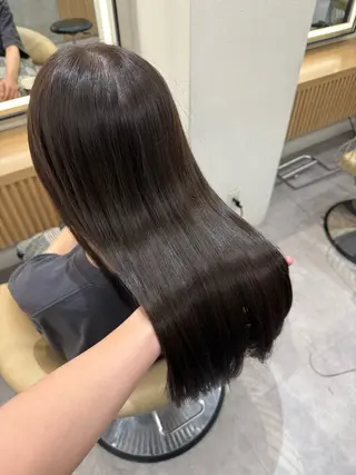 カラー 菅沢三奈/さいたま市 縮毛矯正/韓国ヘアのヘアスタイル