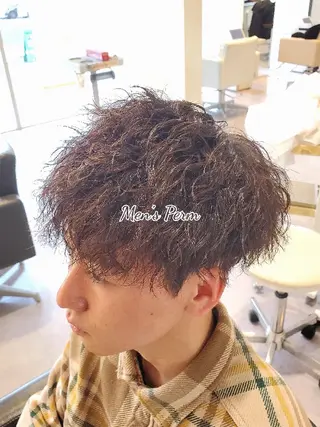 パーマ メンズ WISTARIA FIELD AVEDA所属・矢野 一義のヘアスタイル