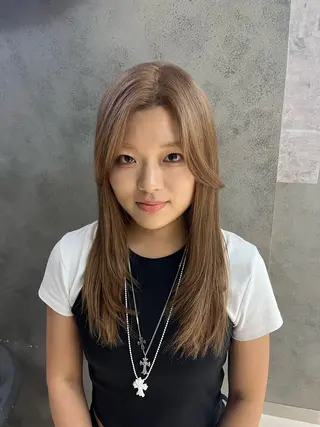 セミロング 💫ハイトーンボブ/ HARU💫のヘアスタイル