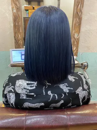 ミディアム カラー 🎀ブリーチなし 透明感🎀yuhiのヘアスタイル