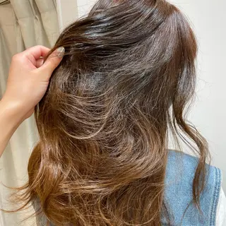 ロング マホ/日吉/髪質改善 /レイヤー/ガーリーのヘアスタイル