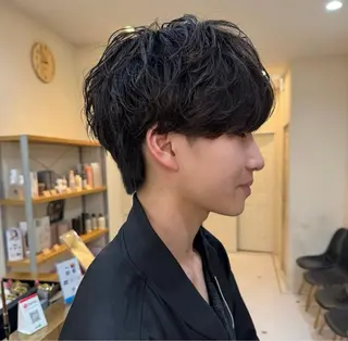 パーマ メンズ ゆるふわ淡色🐰 kotomi🎀のヘアスタイル