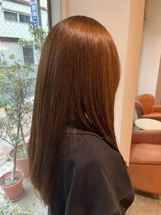 ロング カラー ルナ ブリーチモデル募集のヘアスタイル