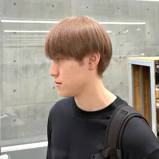 カラー メンズ Welring hair salon所属・Runa/大人 かわいいハイトーンのヘアスタイル