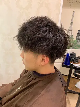 パーマ メンズ earth元住吉店所属・メンズ特化 HARUTOのヘアスタイル