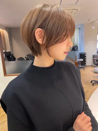 ショート 顔周り🇰🇷韓国 レイヤー/モエのヘアスタイル