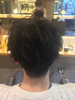 カラー パーマ ヘアアレンジ メンズ メンズパーマの巨匠 鈴木純のヘアスタイル