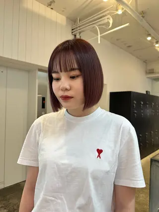 カラー Haruka 🌸暖色カラーのヘアスタイル