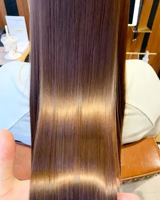 ロング 縮毛矯正&髪質改善 MAILHAIRのヘアスタイル