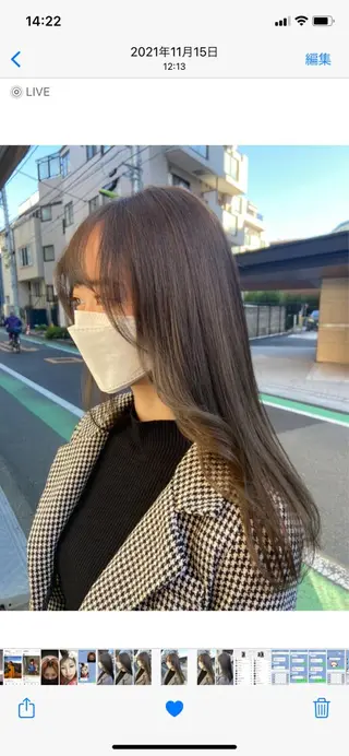 カラー なかむら ゆきのヘアスタイル