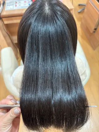 ミディアム 髪質改善カラー 清利あやなのヘアスタイル