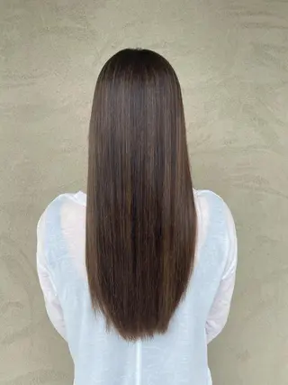 ロング レイヤー/蟹江/ くすみカラー/川口のヘアスタイル