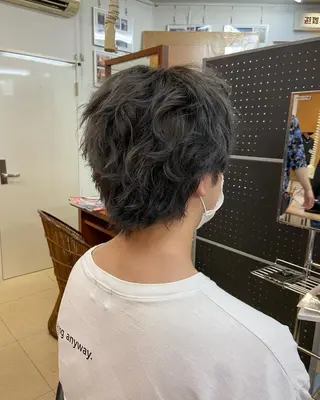 ショート カラー パーマ メンズ 🫧sara荒井店 樹🫧のヘアスタイル
