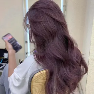 ロング カラー モテ艶韓国ヘア 🤍りんのヘアスタイル