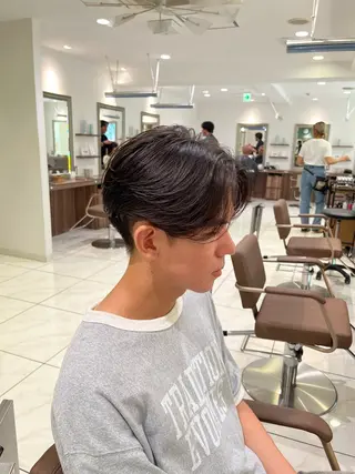 ショート パーマ メンズ 桜新町メンズ特化| ユウダイのヘアスタイル