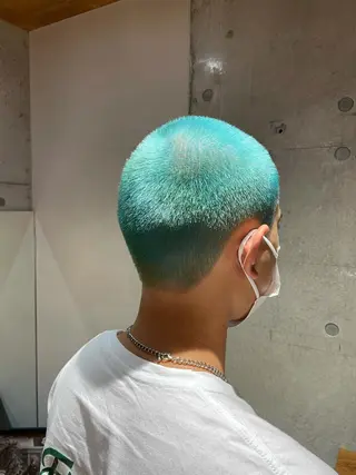 ショート カラー メンズ 🔥メンズ特化パーマ 🦖増田弘明🦖のヘアスタイル