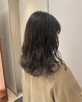 セミロング パーマ ❤️パーマ美容師✂︎ 井口美緒のヘアスタイル