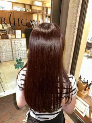 ロング カラー hair &make RIHGA 荒井店所属・hoshi mayuのヘアスタイル