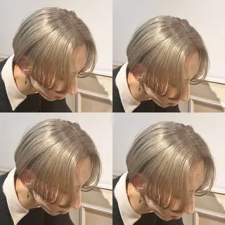 カラー メンズ 髪質改善カラー✖︎ 縮毛矯正✨️店長純大のヘアスタイル