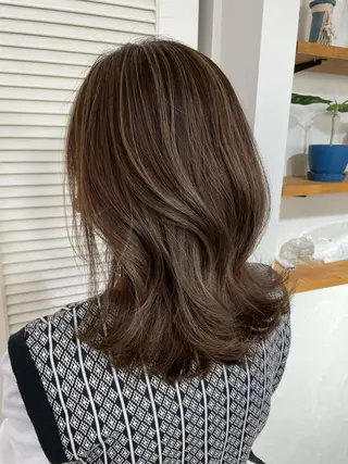 ロング カラー かわさき ともやのヘアスタイル