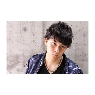 ショート パーマ メンズ HAIRsalon BONDS所属・山本 佳裕のヘアスタイル