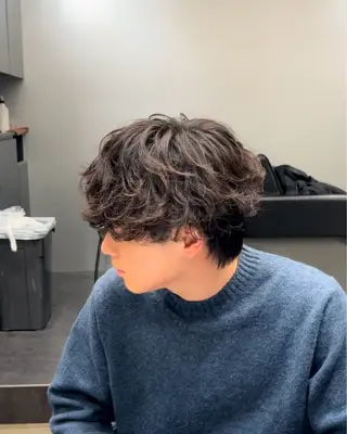 パーマ メンズ 藤平海音/fifth PARKのヘアスタイル