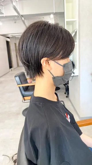 ショート エリュ所属・⭐️ショート⭐️美髪 矯正⭐️水口陸のヘアスタイル