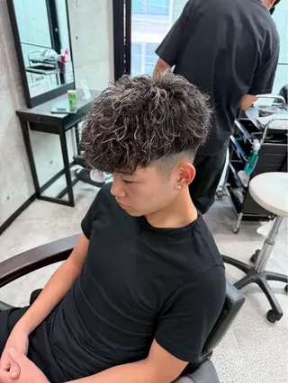 ミディアム メンズ era本店所属・笹尾 陸/era本店 メンズ短髪系美容師のヘアスタイル