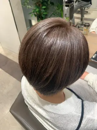 ミディアム カラー if所属・大崎if ほりはるかのヘアスタイル