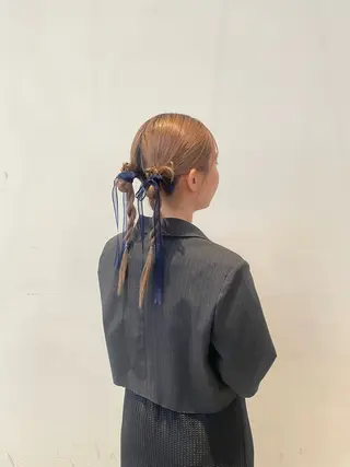 ミディアム カラー 梅田/柔らかカラー/ オオハシ リナコのヘアスタイル