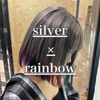 ミディアム カラー ブリーチ/暖色カラー 宮城陽日のヘアスタイル