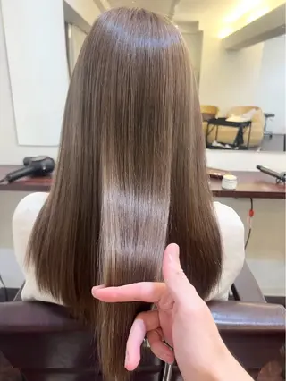 ロング カラー 潤いの持続するカラー /中村拓夢のヘアスタイル
