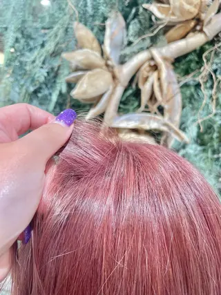 セミロング カラー ヘアアレンジ ネイル マツエク・マツパ 韓国マツエク/まつパ 🎀misaki🎀のマツエク・マツパデザイン