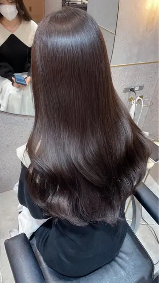 カラー misaki/新宿/ 艶カラー/韓国ヘアのヘアスタイル